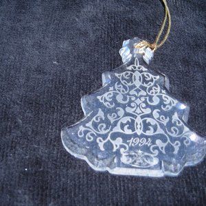 LENOX 1994 Crystal Tree Ornament